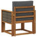 Canapea Medie pentru Exterior Lemn Solid de Acacia natural - WALTI WALTI