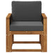 Canapea Medie pentru Exterior Lemn Solid de Acacia natural - WALTI WALTI
