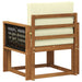 Canapea Medie pentru Exterior Lemn Solid de Acacia natural - WALTI WALTI