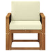 Canapea Medie pentru Exterior Lemn Solid de Acacia natural - WALTI WALTI