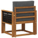 Canapea Medie pentru Exterior Lemn Solid de Acacia natural - WALTI WALTI