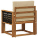 Canapea Medie pentru Exterior Lemn Solid de Acacia natural - WALTI WALTI