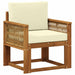 Canapea Medie pentru Exterior Lemn Solid de Acacia natural - WALTI WALTI
