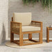 Canapea Medie pentru Exterior Lemn Solid de Acacia natural - WALTI WALTI