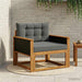 Canapea Medie pentru Exterior Lemn Solid de Acacia natural - WALTI WALTI