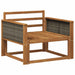 Canapea Medie pentru Exterior Lemn Solid de Acacia natural - WALTI WALTI