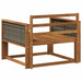 Canapea Medie pentru Exterior Lemn Solid de Acacia natural - WALTI WALTI