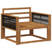 Canapea Medie pentru Exterior Lemn Solid de Acacia natural - WALTI WALTI