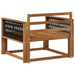 Canapea Medie pentru Exterior Lemn Solid de Acacia natural - WALTI WALTI