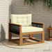 Canapea Medie pentru Exterior Lemn Solid de Acacia natural - WALTI WALTI