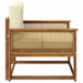 Canapea Medie pentru Exterior Lemn Solid de Acacia natural - WALTI WALTI