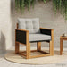 Canapea Medie pentru Exterior Lemn Solid de Acacia natural - WALTI WALTI