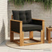 Canapea Medie pentru Exterior Lemn Solid de Acacia natural - WALTI WALTI
