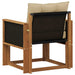 Canapea Medie pentru Exterior Lemn Solid de Acacia natural - WALTI WALTI