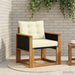Canapea Medie pentru Exterior Lemn Solid de Acacia natural - WALTI WALTI