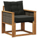 Canapea Medie pentru Exterior Lemn Solid de Acacia natural - WALTI WALTI