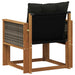 Canapea Medie pentru Exterior Lemn Solid de Acacia natural - WALTI WALTI