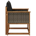Canapea Medie pentru Exterior Lemn Solid de Acacia natural - WALTI WALTI