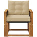 Canapea Medie pentru Exterior Lemn Solid de Acacia natural - WALTI WALTI