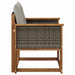 Canapea de exterior Lemn Solid de Acacia natural - WALTI WALTI