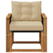 Canapea Medie pentru Exterior Lemn Solid de Acacia natural - WALTI WALTI