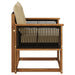 Canapea Medie pentru Exterior Lemn Solid de Acacia natural - WALTI WALTI
