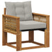 Canapea de exterior Lemn Solid de Acacia natural - WALTI WALTI