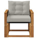 Canapea de exterior Lemn Solid de Acacia natural - WALTI WALTI