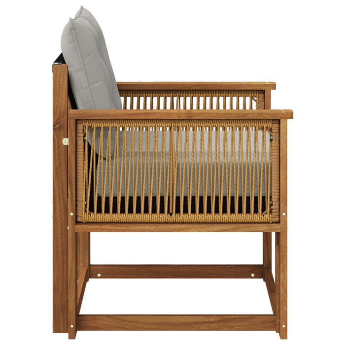 Canapea de exterior Lemn Solid de Acacia natural - WALTI WALTI