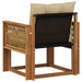 Canapea Medie pentru Exterior Lemn Solid de Acacia natural - WALTI WALTI