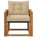Canapea Medie pentru Exterior Lemn Solid de Acacia natural - WALTI WALTI