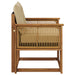 Canapea Medie pentru Exterior Lemn Solid de Acacia natural - WALTI WALTI