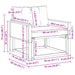 Set de canapele de exterior Lemn solid de Acacia și Textilene - WALTI WALTI
