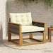 Set de canapele de exterior Lemn solid de Acacia și Textilene - WALTI WALTI