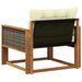 Set de canapele de exterior Lemn solid de Acacia și Textilene - WALTI WALTI