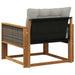 Set de canapele de exterior Lemn solid de Acacia și Textilene - WALTI WALTI