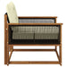 Set de canapele de exterior Lemn solid de Acacia și Textilene - WALTI WALTI