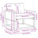 Set de canapele de exterior Lemn solid de Acacia și Textilene - WALTI WALTI