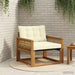 Set de canapele de exterior Lemn solid de Acacia și Textilene - WALTI WALTI
