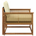 Set de canapele de exterior Lemn solid de Acacia și Textilene - WALTI WALTI