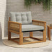 Set de canapele de exterior Lemn solid de Acacia și Textilene - WALTI WALTI