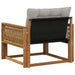 Set de canapele de exterior Lemn solid de Acacia și Textilene - WALTI WALTI