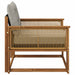 Set de canapele de exterior Lemn solid de Acacia și Textilene - WALTI WALTI