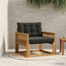 Set de canapele de exterior Lemn solid de Acacia și Textilene - WALTI WALTI