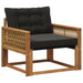 Set de canapele de exterior Lemn solid de Acacia și Textilene - WALTI WALTI