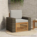 Canapea Medie pentru Exterior Lemn Solid de Acacia natural - WALTI WALTI