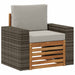 Canapea Medie pentru Exterior Lemn Solid de Acacia natural - WALTI WALTI