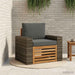 Canapea Medie pentru Exterior Lemn Solid de Acacia natural - WALTI WALTI