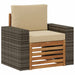 Canapea Medie pentru Exterior Lemn Solid de Acacia natural - WALTI WALTI