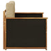 Canapea Medie pentru Exterior Lemn Solid de Acacia natural - WALTI WALTI
